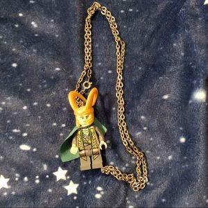Loki LEGO Character Necklace